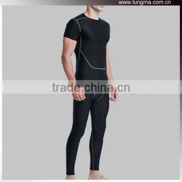 Private Label Mens Compression Underwear Custom Compression Shirts Weat Suit