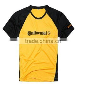 Provide OEM service unisex polycotton baseball t shirt for men