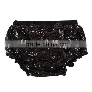 Wholesale Girls Sequin Shorts Newborn Baby Sequin Bloomers With Butterfly Knot photo-3