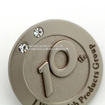 Cheap Custom Logo Metal Blank Magnetic Name Badge photo-2