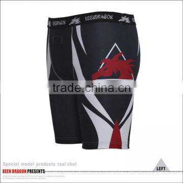 Custom Design Make Your Own Fitness Compression Mma Shorts photo-4