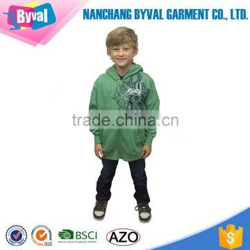 Unisex Kids Sports Hoodies Custom Hoodie 100% Cotton With Zipper Stripe Fleece Made photo-3