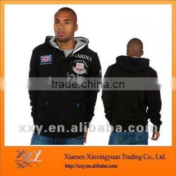 Long Top Quality Pullover Cotton/Fleece Sweatshirt for Men Wholesale