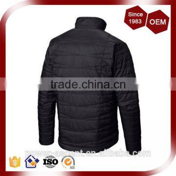 Smooth-faced 30D Ripstop Fabric Black Clothes Men's Down Jacket photo-2