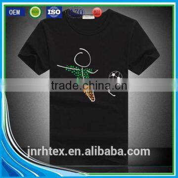 Competitive Price 50 50 Cotton Polyester Fabric Custom Print T-shirt photo-2