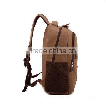 2016 New Style China Sport Canvas Backpack Wholesale Leather Custom Fashion Backpack photo-2