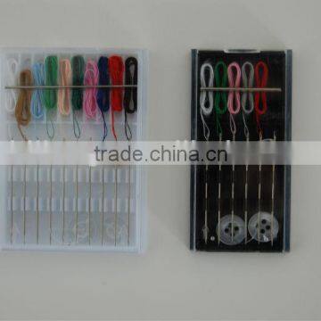 SEWING KIT THREADED NEEDLES