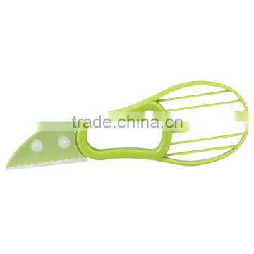 3 In 1 Avocado Cutter Tool Slicer Cut In Half To Take Nuclear Peeler Scoop Green Tool Knife Cook Cutter Peeler Knife Tool KC1470