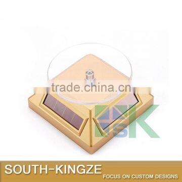 Skid Proof Acrylic Plate Rotating Black,Silver,Gold Chrome Sunshine Power Display Case photo-6