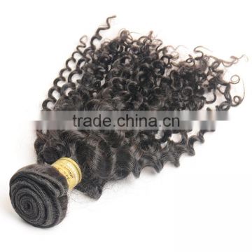 Unprocessed Virign Indian Human Hair Weaves Curly Wholesale Kinky Curly Indian Hair Extensions