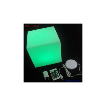 Illuminated Led Plastic Cubes Display photo-3