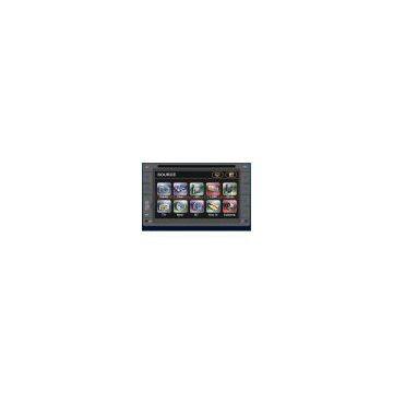 2DIN TFT Touch screen DVDplayer & GPS&DVB&IOPD&BT&Dual Zone