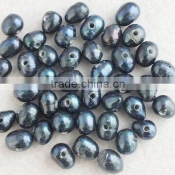 Hot sell!!2015 black natural good quality 9-10mm pearl beads