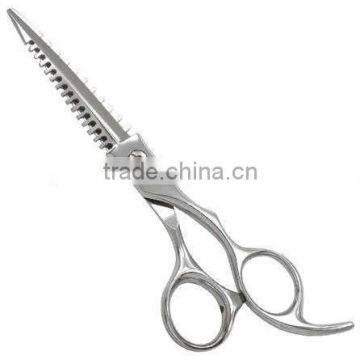 Silver diamond fixed finger rest hair scissor/6" Professional Hair Cutting and Thinning Scissors Shears Hairdressing Set