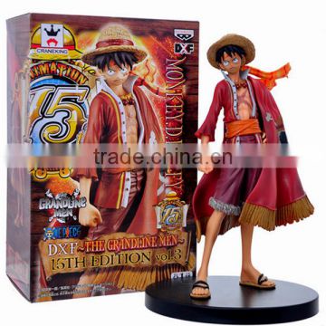 Hot anime action figure One Piece figure Luffy PVC doll figures wholesale