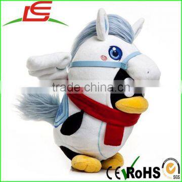 Cute Pegasus penguin plush stuffed toy