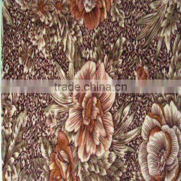 polyester knitted velour fabric for bed sheet