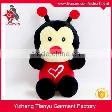 Custom logo plush toys fancy cute ladybug plush toys