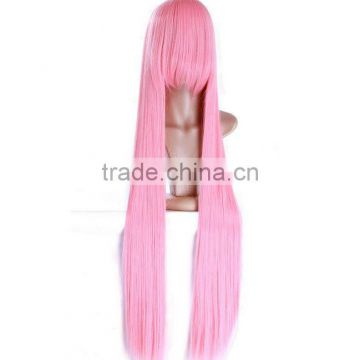 Wigs Wholesaler,Pinky Wigs,Cheap Custom Heat Resistant Fiber Cosplay Wigs,Halloween Wig,Europe Fashion Cosplay Wigs