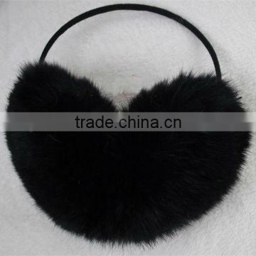 lovely rabbit fur earmuffs wam in winter