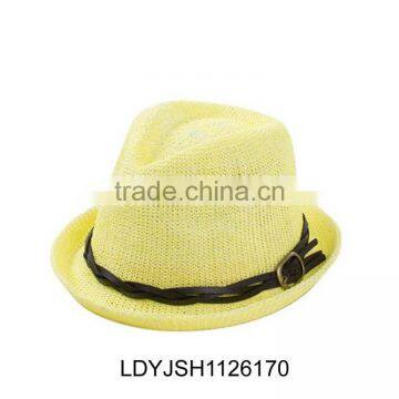 Popular star style plain straw hats