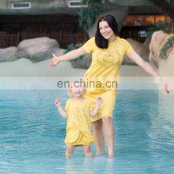 Dresses Summer Love Mother Daughter Matching Dresses