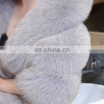 2016 Elegant Beautiful Cheap Women Real Fox Fur Wedding Shawl photo-4