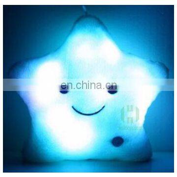 HI CE hot selling LED light plush toy for kids,wonderful battery operated led light star