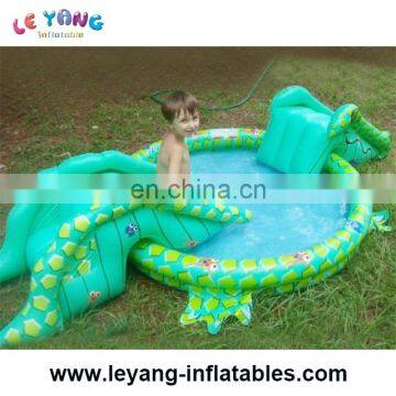 Backyard Ocean Swan Inflatable Pool For Sale /Custom Inflatable Pool Toys /Giant Inflatable Pool Float photo-3