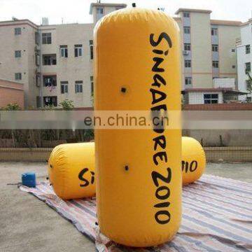 inflatable buoy, inflatable triangle buoy, marker buoy