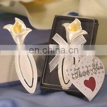 Gift Boxed Calla Lily Bookmark Favors