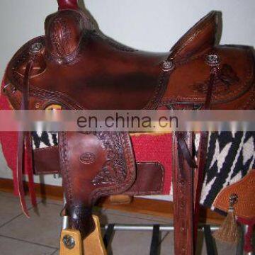 Horse Custom trail saddle - western saddle