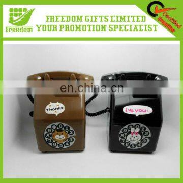 Telephone Shape Logo Printed Money Saving Box