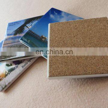 Square Customized Heat Transfer Absorbent Ceramic Beer Coasters With Logo photo-4