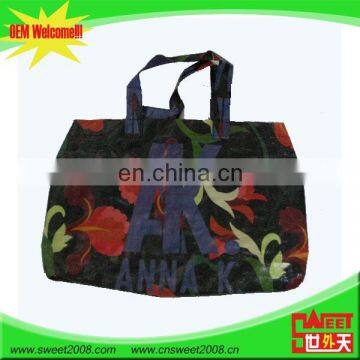 2015 Newest And Perfect Design Hot Sale Low Price curved bottom corners non woven laminate bag