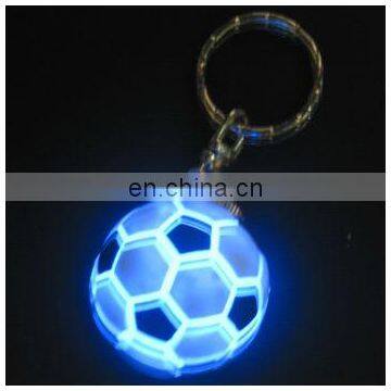 Fascinating LED football keychain for promotion