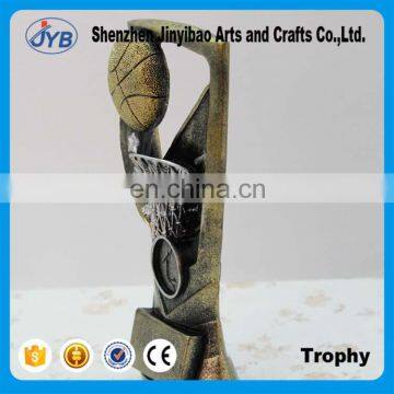 Silver Golden Basketball Trophy Creative Resin Decoration Wholesale of Arts and Crafts photo-4