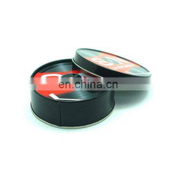 Wholesale round standard metal custom printing DVD/CD tin box