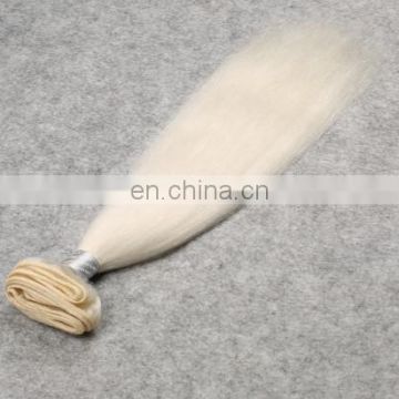 Shandong Yotchoi Hair White Light Blond Colour Remy Hot Hair Extensions For White Women