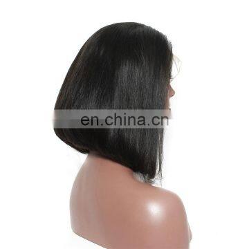 Virgin Hair Extension Short Human Hair Full Lace Wigs Lace Front Wigs photo-3