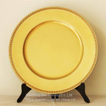 Plastic Charger Plate,christmas Decoration Plate Charger Plate Made in China YF-60057 photo-4