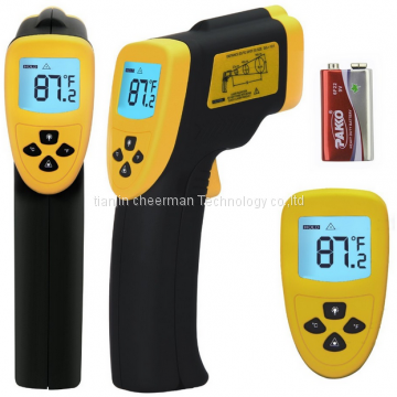 Cheerman DT8750 digital industrial Infrared Thermometer non-contact thermometer gun shape temperature