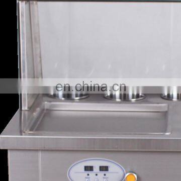 110V 220V hot sale double pan fried ice cream machine making roll ice cream for sale in usa uae