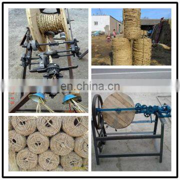 Simple Rice Straw Rope Making Machine | Hay Straw Knitting Machine | Reed Straw Rope Spinning Machine photo-2