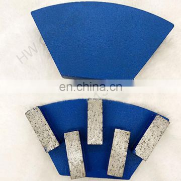 4 inch 6 inch polishing diamond floor pads wet or dry use diamond concrete grinding pads