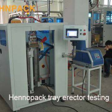 Hennopack Direct Sale High SpeedCorrugated Box Trays Erector Machine photo-3