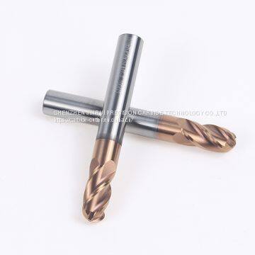 JR104 Carbide Ball Nose End Mill Coating for Stainless Steel