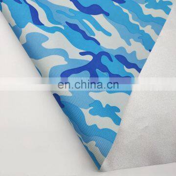 420D waterproof silver coated Oxford fabric camouflage print fabric for umbrella,tent