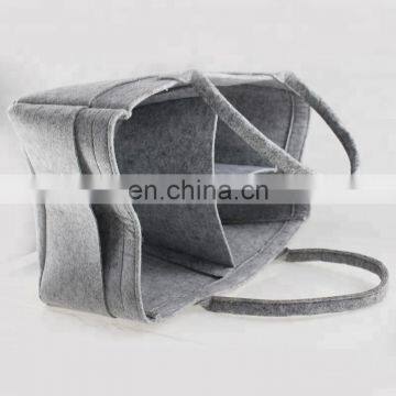Amazon Hot Selling Felt Diaper Biaper Bag Organizer Grey For Baby photo-7