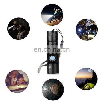 Mini USB Rechargeable Bike Bicycle LED Flashlight Waterproof photo-7